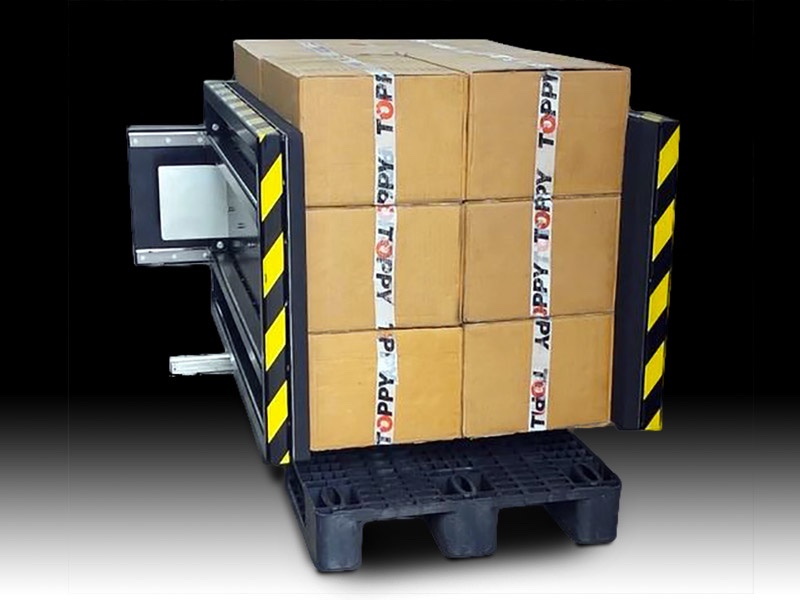 Side press pallebytter